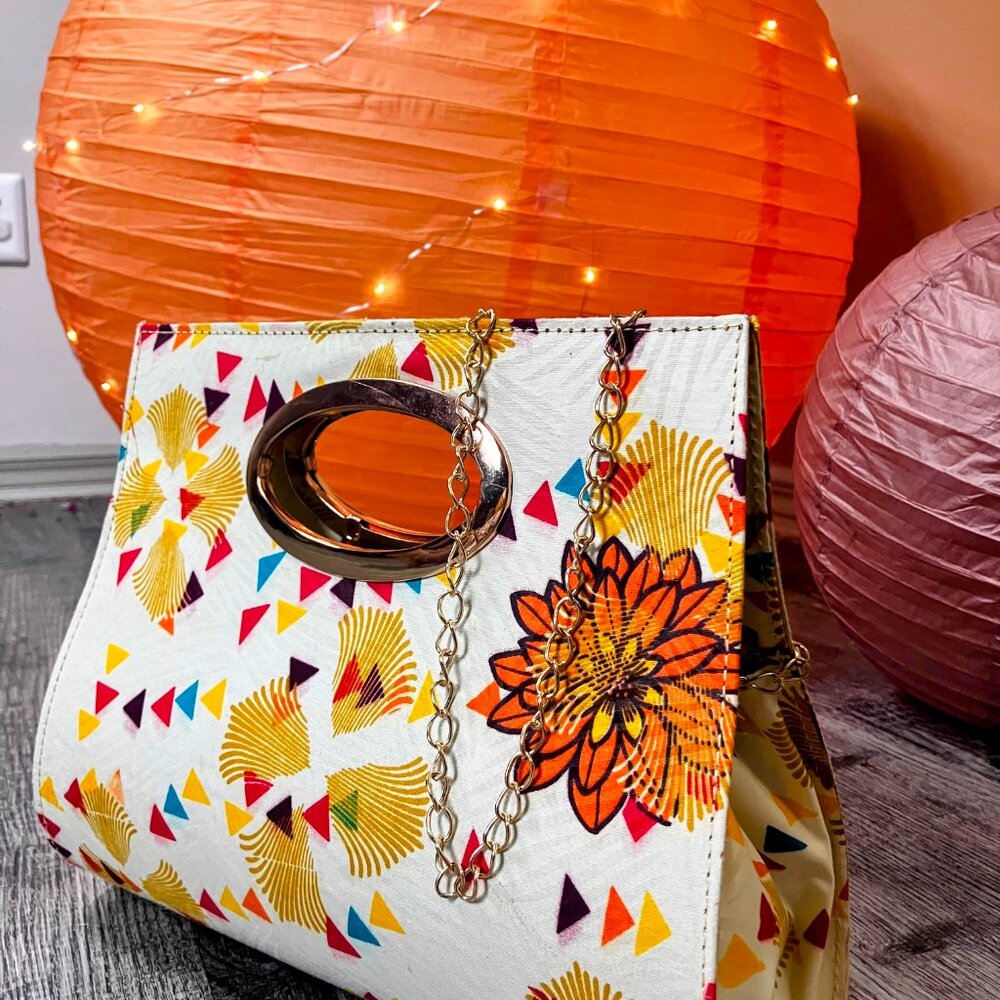 Abstract Pattern Multifunctional Clutch And Shoul… - image 4